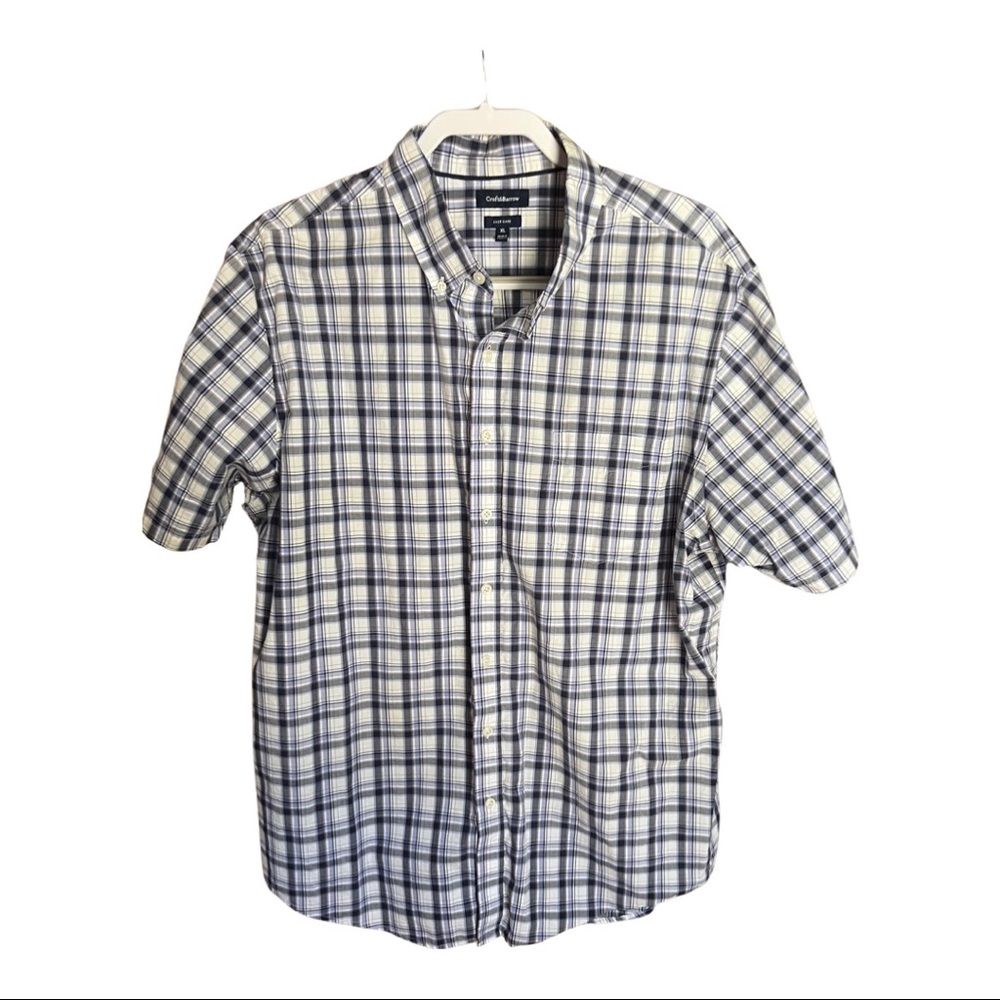 Croft and Borrow Easy Care Mens XL Button Down Shirt